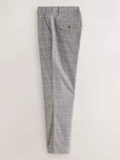 Formele Broek|Next - Signature Heritage Pleated Trousers Lichtgrijs