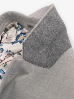 Blazers En Business-Jasjes|Pakken|Next - Slim Fit - Meegevend stretchkostuumjasje Lichtgrijs