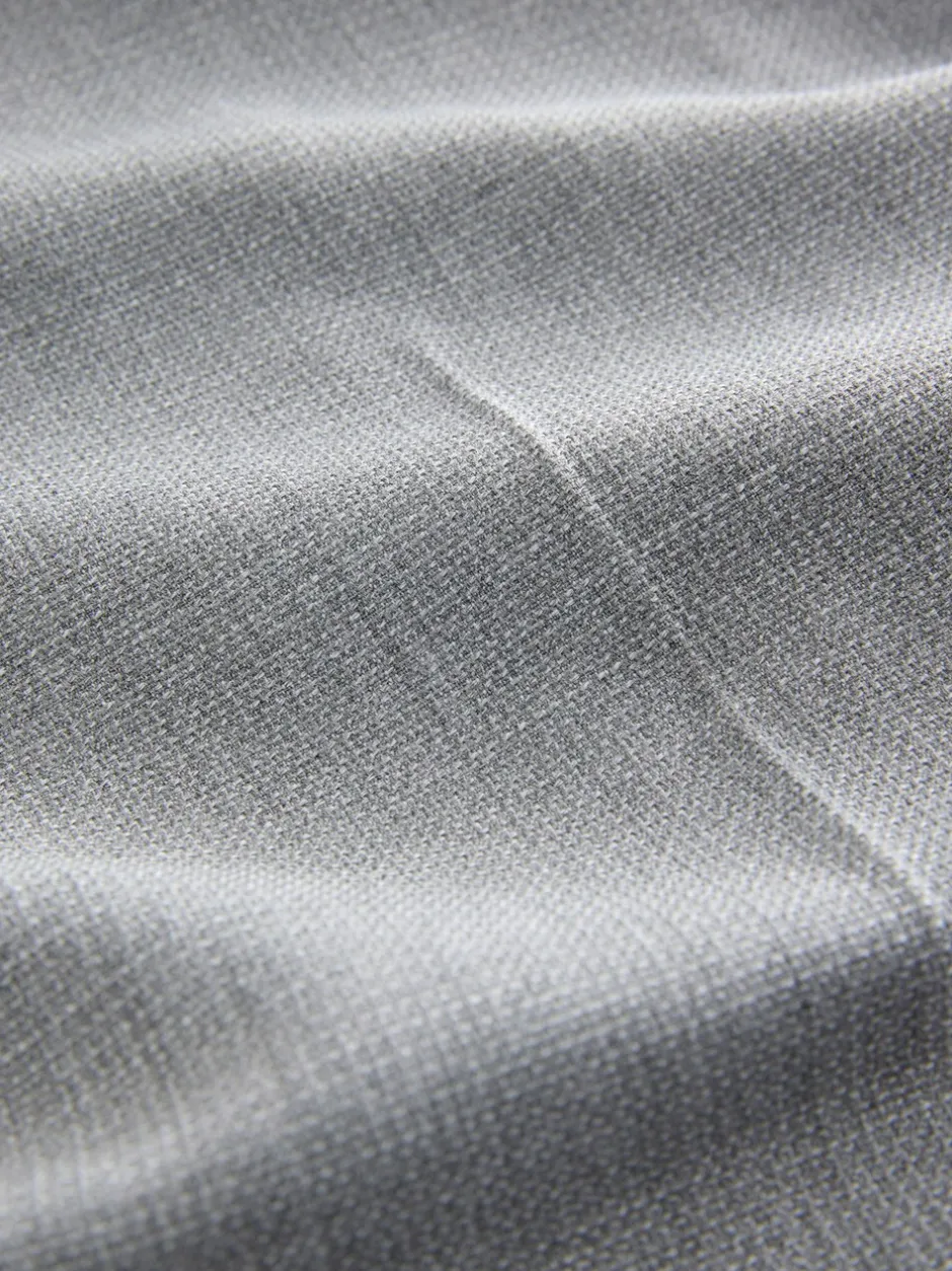 Formele Broek|Next - Slimme broek met elastische tailleband en normale pasvorm Lichtgrijs