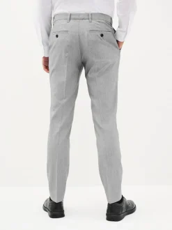 Formele Broek|Next - Strakke Pasvorm - Chique stretchy broek Lichtgrijs