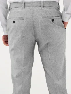 Formele Broek|Next - Strakke Pasvorm - Chique stretchy broek Lichtgrijs