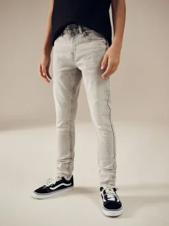 Jeans*Next Lichtgrijs - Stretchjeans (3-17jr)