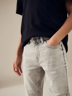 Jeans*Next Lichtgrijs - Stretchjeans (3-17jr)