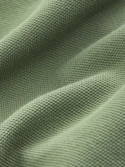 Poloshirts|Next Lichtolijfgroen - Slim Fit - Piqué poloshirt met korte mouwen