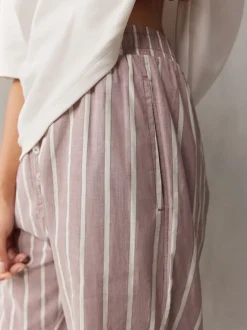 Pyjama's|Loungewear|self. - Pyjama met korte mouwen Lichtpaars