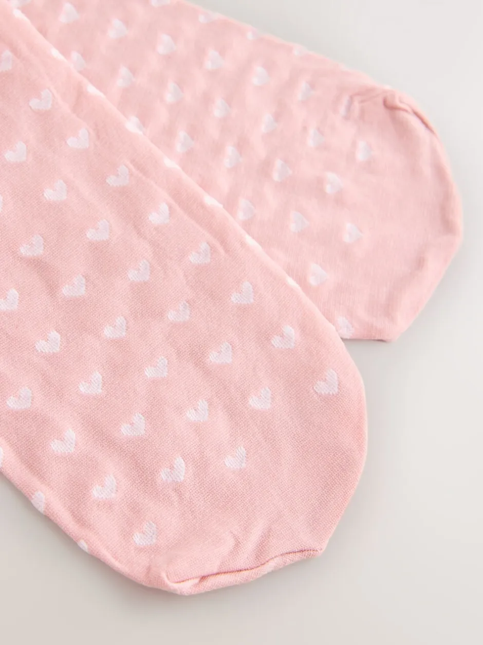 Sokken En Panty's*Next Lichtroze - 40 Denier Heart Tights