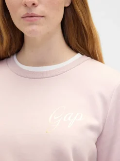 Sportkleding|Gap Lichtroze - - Relaxed sweatshirt met logo