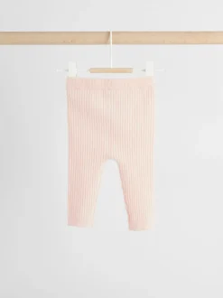 Sets En Combisets|Truien En Breisels|Next Lichtroze - Gebreide babytrui en leggings set 2 -delig (0mnd -3jr)