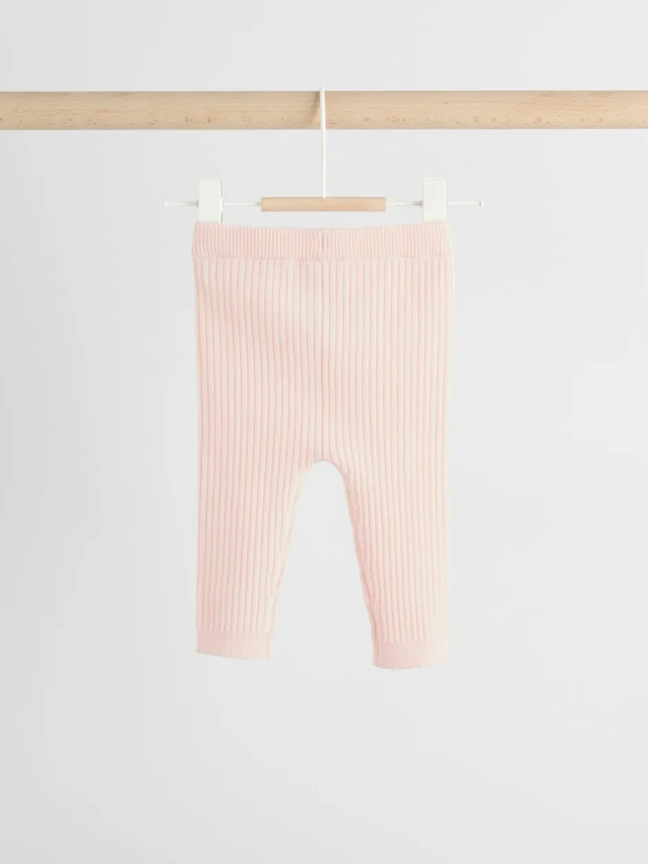 Sets En Combisets|Truien En Breisels|Next Lichtroze - Gebreide babytrui en leggings set 2 -delig (0mnd -3jr)