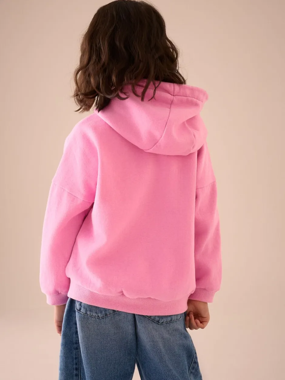 Sweaters En Hoody´S|Next Lichtroze - Hoodie met doorlopende rits (3-16 jr)