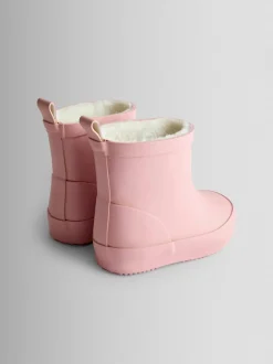 Laarzen|Jojo Maman Bébé Lichtroze - Print Cosy Short Wellies