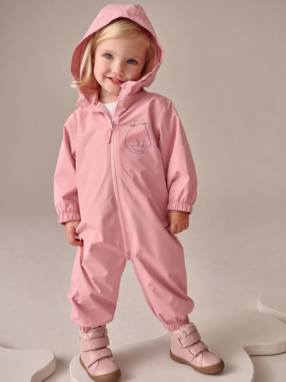 Jassen En Jacks|Next Lichtroze - Waterbestendig regenpak met print (3 mnd-7 jr)