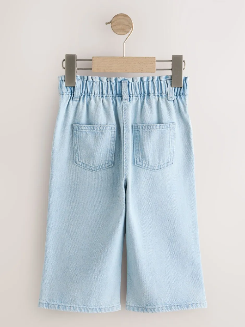 Jeans|Next - Jeans met wijde pijpen (3 mnd-7 jr) Light wash