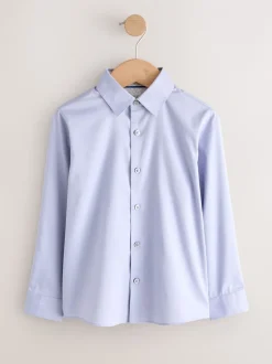 Shirts*Next Lila - Overhemd met contrasterende afwerking en lange mouwen (3 - 16 jr)