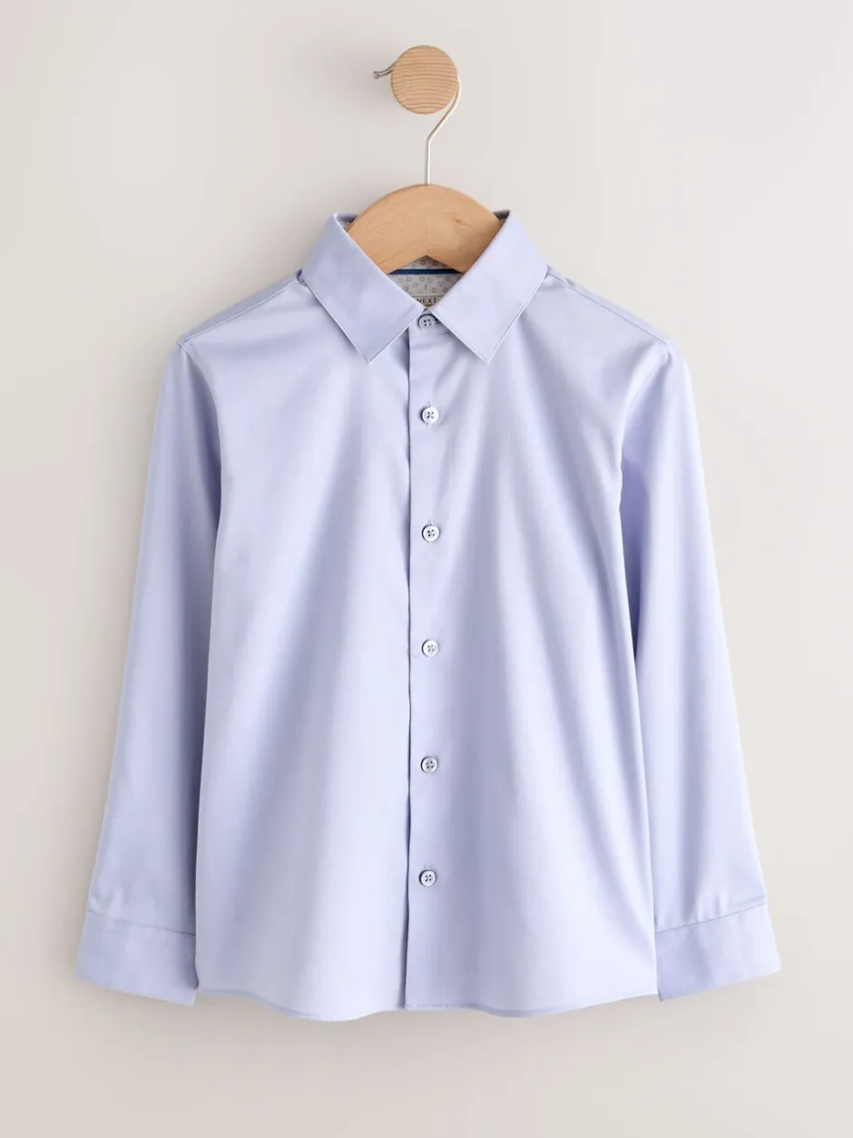 Shirts*Next Lila - Overhemd met contrasterende afwerking en lange mouwen (3 - 16 jr)