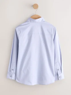 Shirts*Next Lila - Overhemd met contrasterende afwerking en lange mouwen (3 - 16 jr)