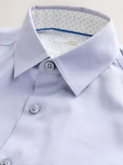 Shirts*Next Lila - Overhemd met contrasterende afwerking en lange mouwen (3 - 16 jr)