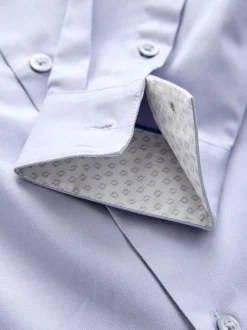 Shirts*Next Lila - Overhemd met contrasterende afwerking en lange mouwen (3 - 16 jr)
