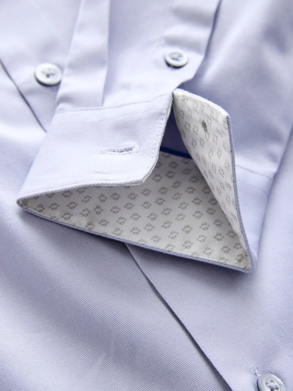 Shirts*Next Lila - Overhemd met contrasterende afwerking en lange mouwen (3 - 16 jr)