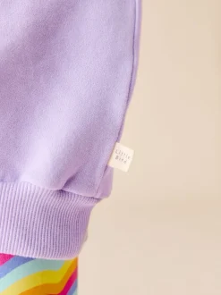 Sweaters En Hoody´S|Sets En Outfits*Little Bird by Jools Oliver - 2 Piece Jumper and Leggings Set Lila met vlinders