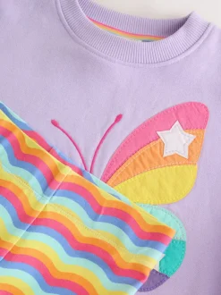 Sweaters En Hoody´S|Sets En Outfits*Little Bird by Jools Oliver - 2 Piece Jumper and Leggings Set Lila met vlinders