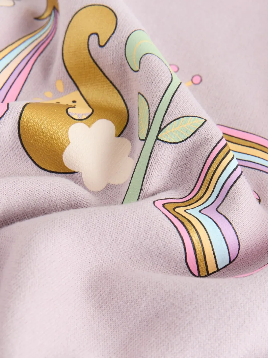 Truien En Breisels|Sweaters En Hoody´S|Next Lila Paarse Sister - Sweatshirt met ronde hals (3 mnd-7 jr)