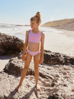 Badkleding*Next - Bikini (3-16 jr) Lilac Purple Hibiscus Crinkle