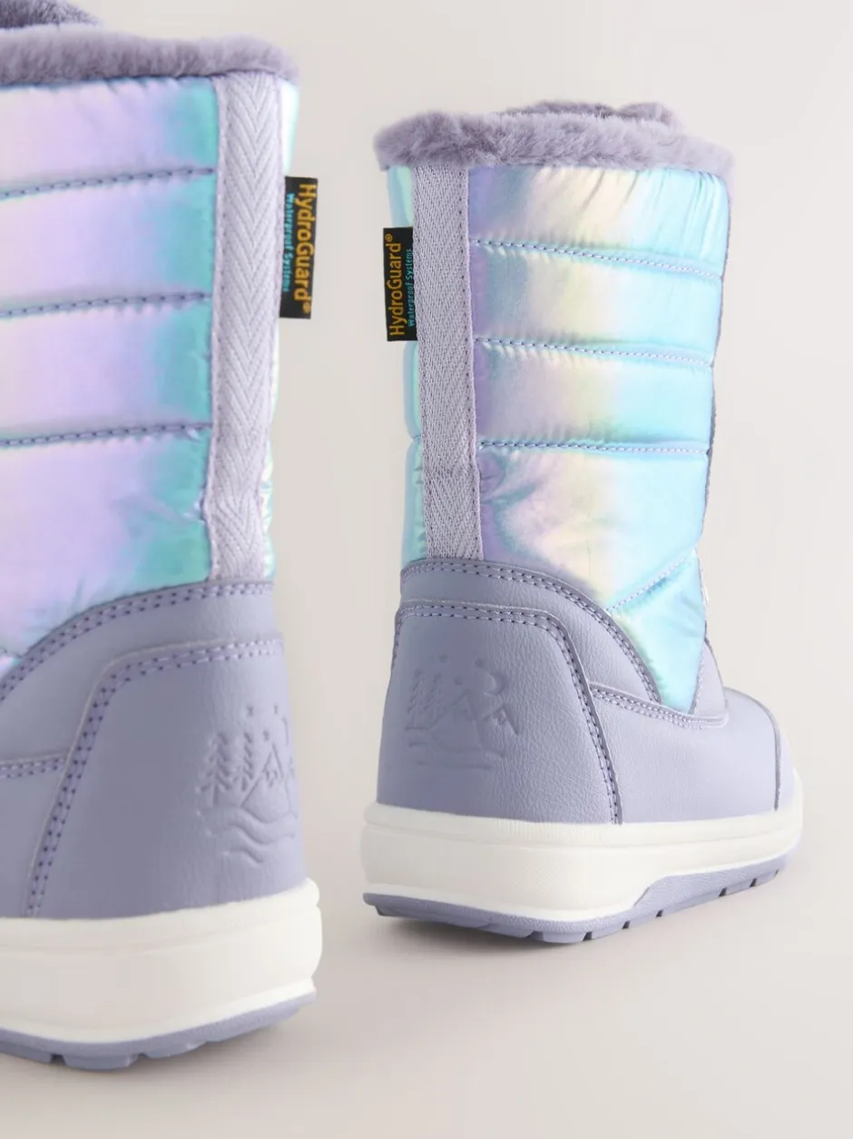 Laarzen|Next Lilac Purple Iridescent - Waterdichte snowboots