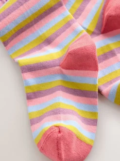 Sokken En Panty's|Next Lila-paars - Cotton Rich Stripe Character Tights