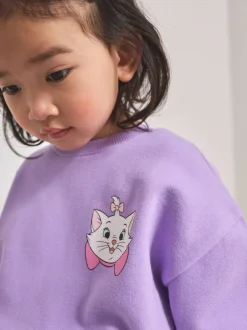 Sets En Combisets|Truien En Breisels|Next Lila-paars - Disney Aristocats sweatshirt en legging set (3mnd-7jr)