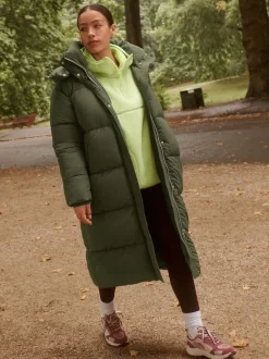 Hoody's En Sweatshirts*Next - Active jack met capuchon van borg Limoengroen