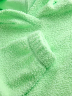 Hoody's En Sweatshirts|Next - Soft Teddy Borg Longsleeve Hoodie Limoengroen
