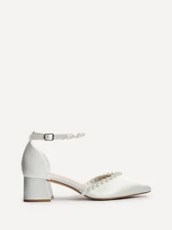 Schoenen Met Hakken*Linzi Swan Court Heels With Pearl Details
