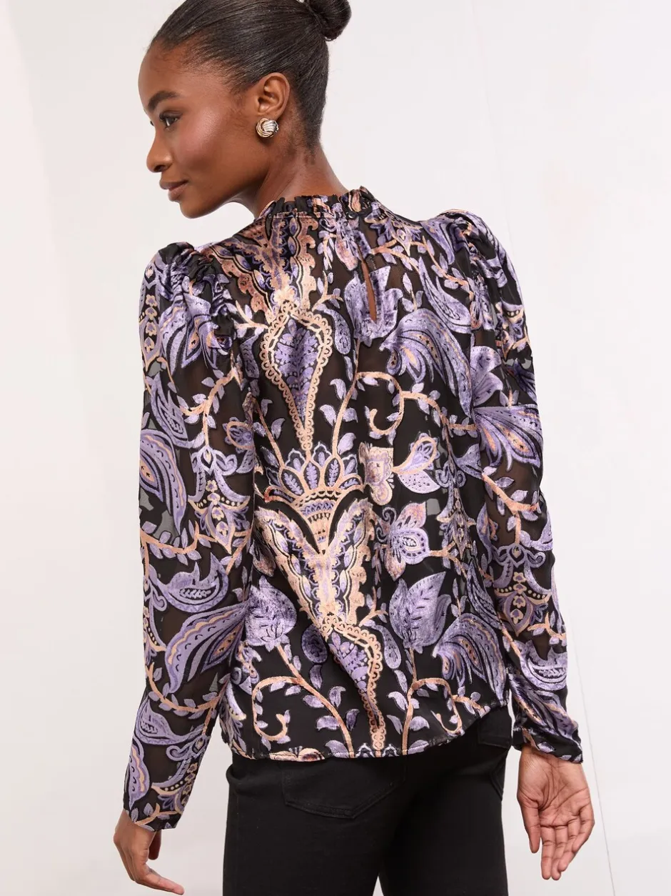 Gelegenheidskleding|Tops En T-Shirts|Lipsy - Hoogsluitende blouse