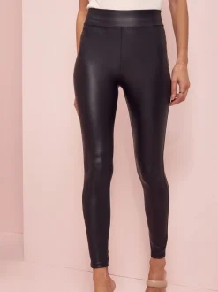 Leggings En Joggingbroeken*Lipsy - Legging met hoge taille en leerlook