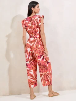 Jumpsuits En Playsuits*Lipsy Flutter Sleeve V-Neck Jumpsuit