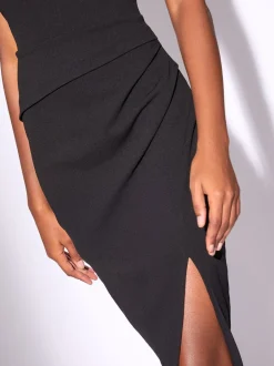 Gelegenheidskleding|Jurken*Lipsy Mesh Mix Sleeveless Bodycon Midi Dress