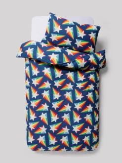 Kinderbeddengoed|Little Bird by Jools Oliver 100% katoenen dekbedovertrek en kussensloopset Vallende sterren