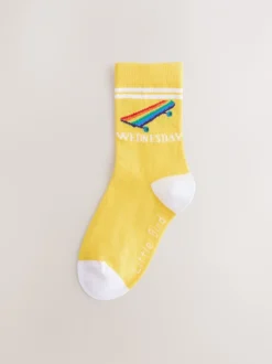 Sokken En Panty's|Sokken*Little Bird by Jools Oliver Bright Rainbow Days Of The Week Socks 7 Pack