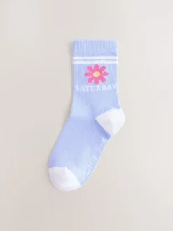 Sokken En Panty's|Sokken En Panty's|Little Bird by Jools Oliver Pastel Rainbow Days Of The Week Socks 7 Pack