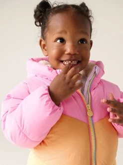 Jassen, Jacks En Kinderwagenpakjes|Jassen En Jacks|Little Bird by Jools Oliver regenbestendig sneeuwpak met pastelkleurige regenboogvlakken
