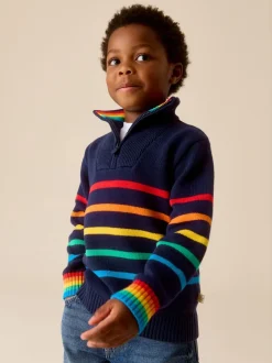 Truien En Breisels|Truien En Breisels*Little Bird by Jools Oliver Knitted Long Sleeve 1/4 Zip Jumper