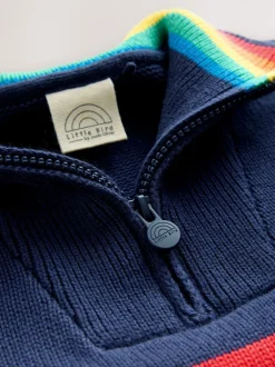 Truien En Breisels|Truien En Breisels*Little Bird by Jools Oliver Knitted Long Sleeve 1/4 Zip Jumper