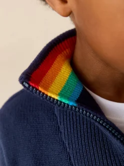 Truien En Breisels|Truien En Breisels*Little Bird by Jools Oliver Knitted Long Sleeve 1/4 Zip Jumper