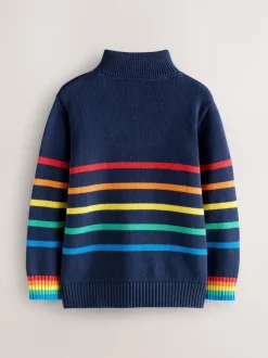 Truien En Breisels|Truien En Breisels*Little Bird by Jools Oliver Knitted Long Sleeve 1/4 Zip Jumper