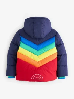 Jassen, Jacks En Kinderwagenpakjes|Jassen En Jacks*Little Bird by Jools Oliver Heldere Chevron Regenbestendige Gevoerde jas