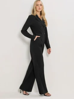 Jumpsuits En Playsuits|Long Tall Sally Long Sleeve Collar Jumpsuit