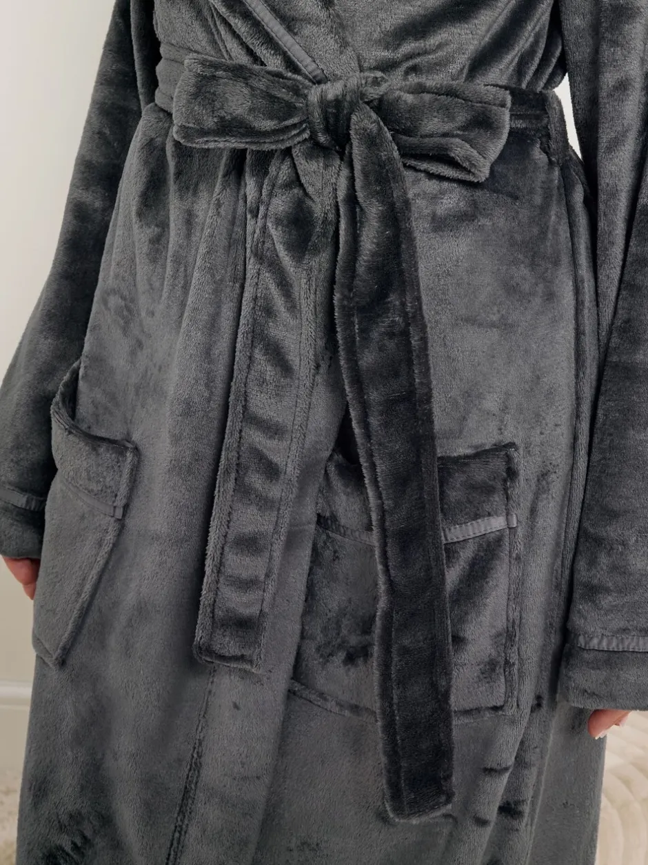 Badjassen|Long Tall Sally Ribbon Shawl Maxi Robe