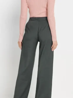 Kostuums En Werkkleding*Long Tall Sally Wide Leg Belted Trousers