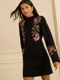 Jurken*Love & Roses - Behaaglijke trui-jurk